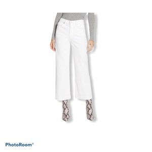 7 For All Mankind Alexa High Waist Crop Wide Leg